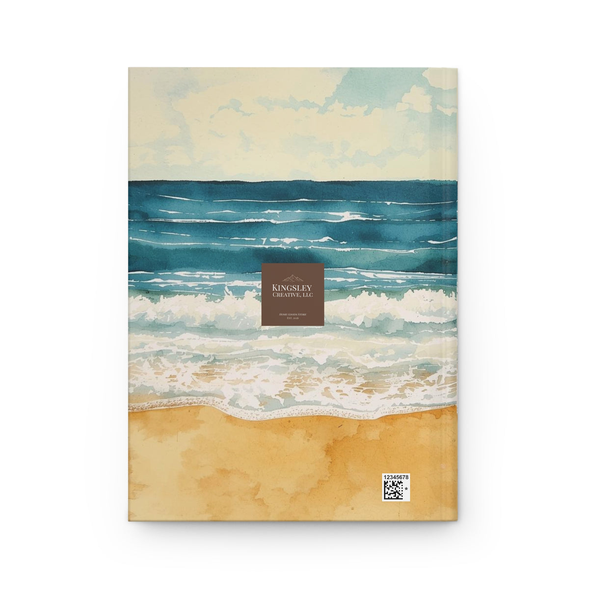 Coastal Waves (Seaside Beach) — Hardcover Journal