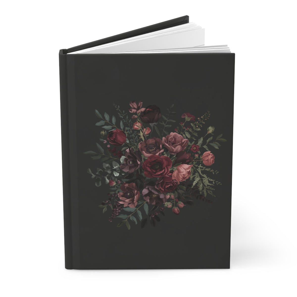 Dark Florals (Print 1) — Hardcover Journal