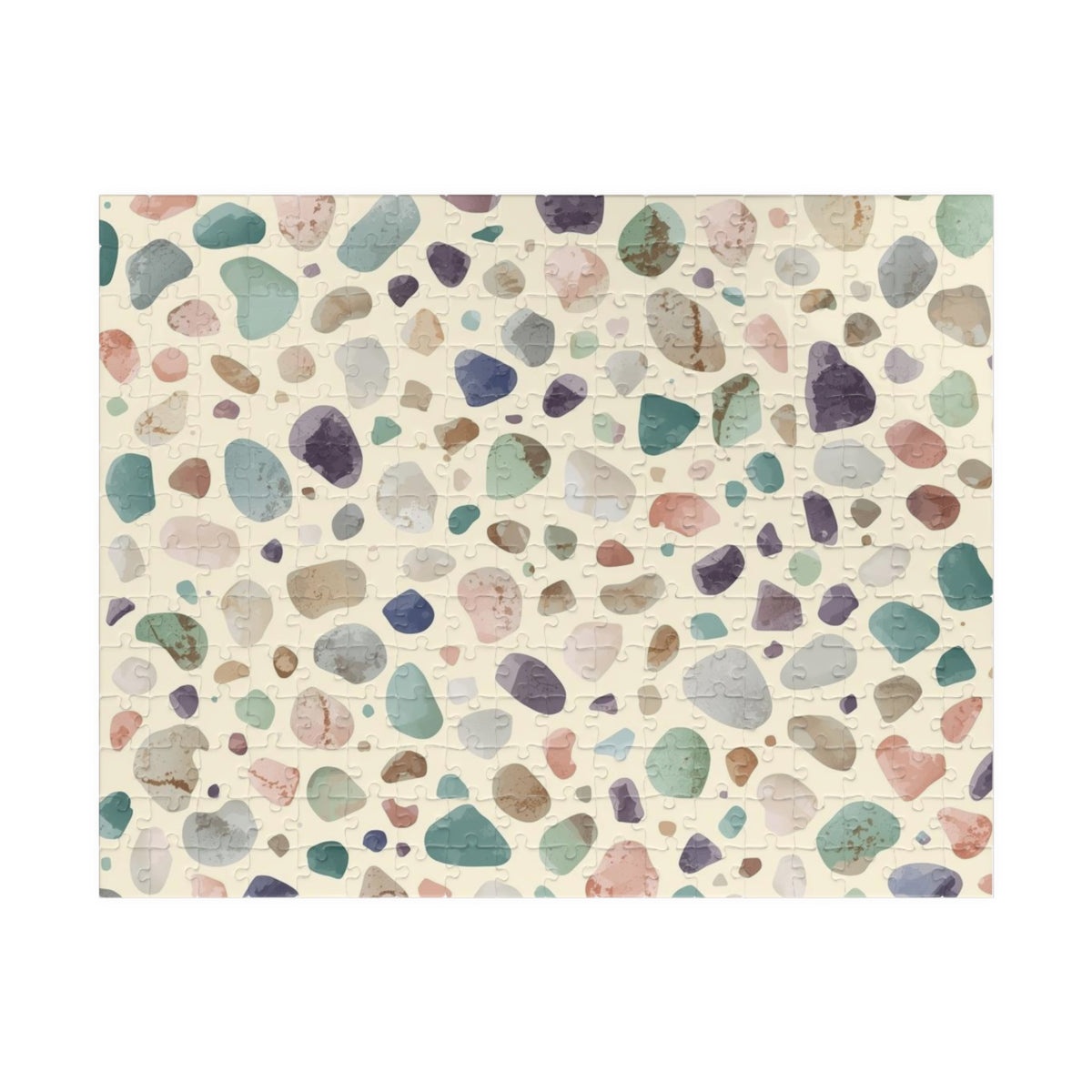 Scattered Sea Pebbles — Puzzle (250 or 500 Pieces)