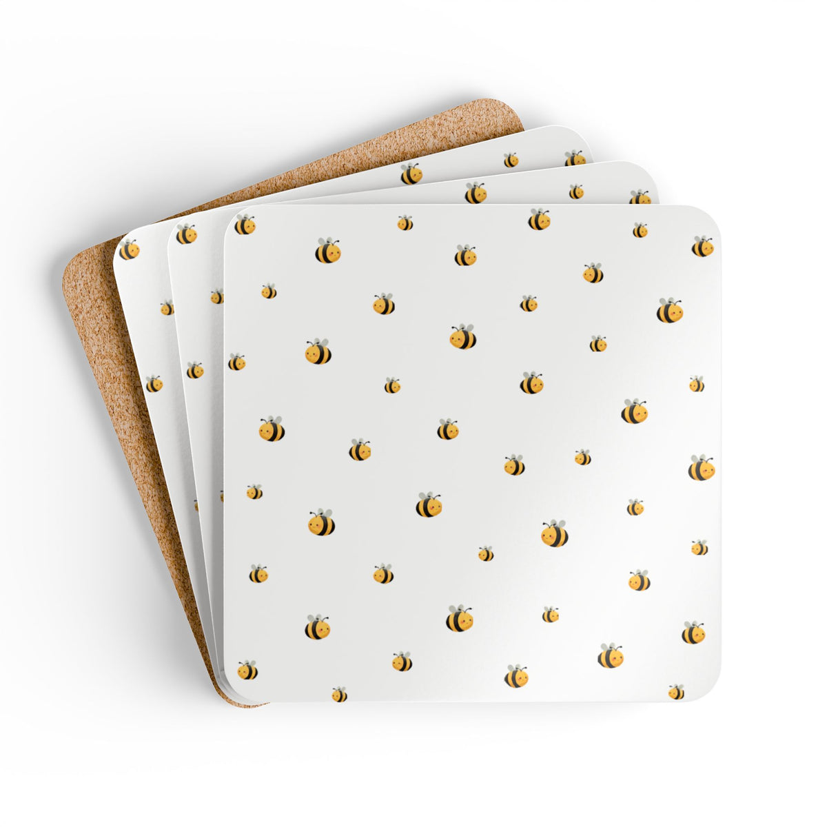Tiny Bumblebees — Coaster Set (Set of 4)
