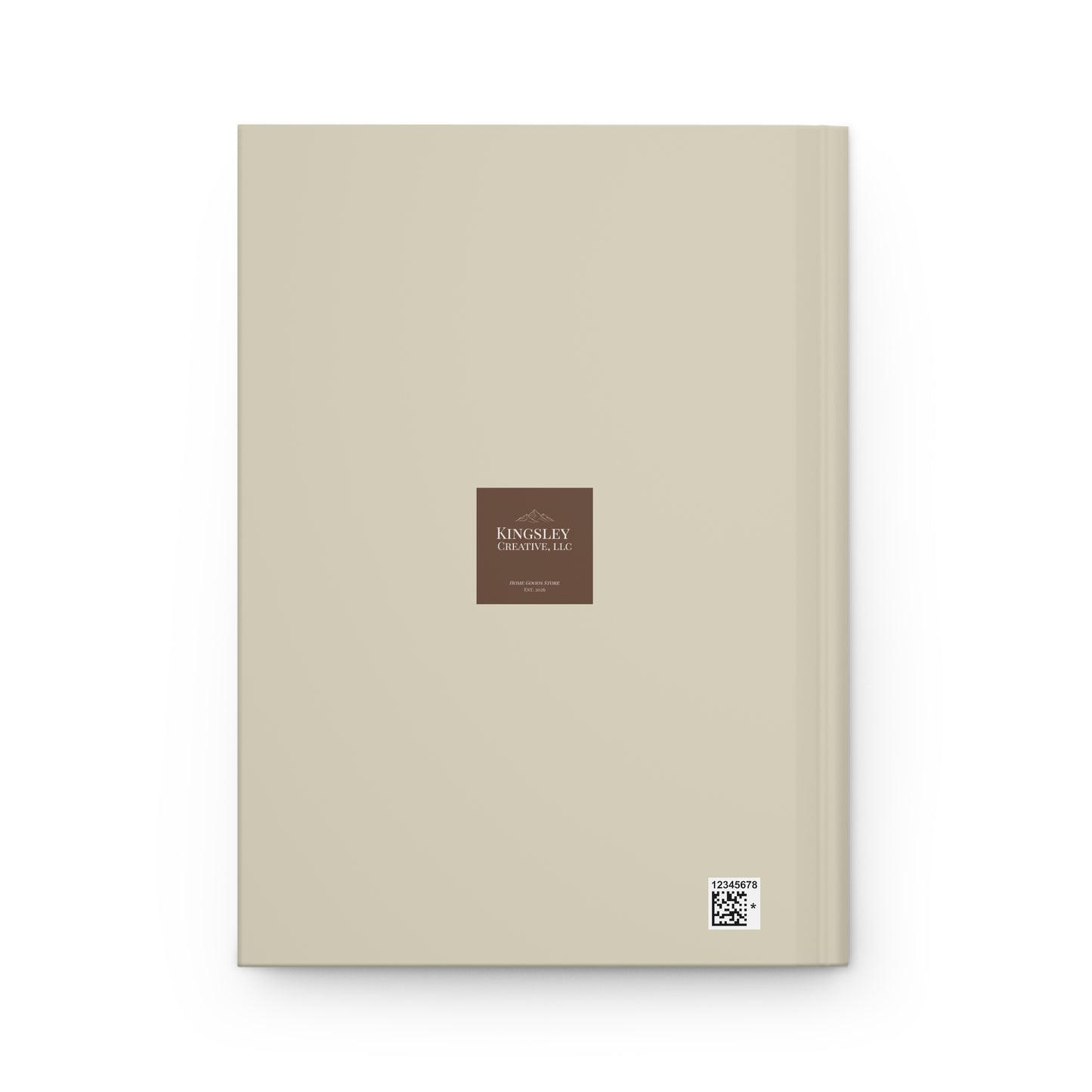 Cabin Sketch (Oatmeal) — Hardcover Journal