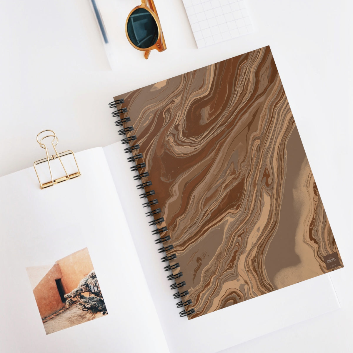 Marble — Spiral Notebook
