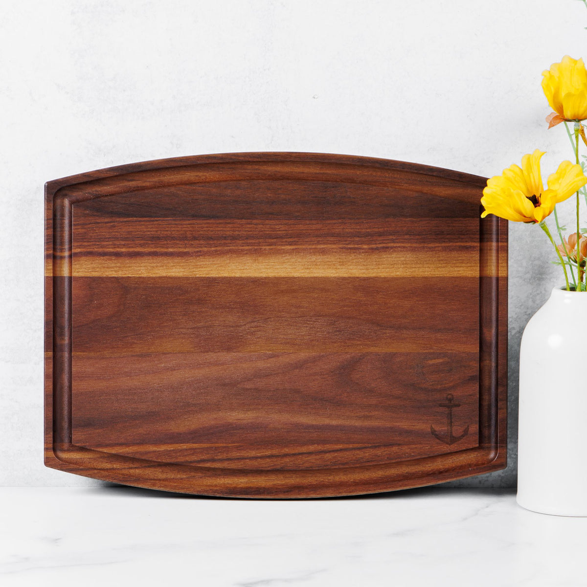 Solo Anchor - Arched Wood Cutting & Serving Board