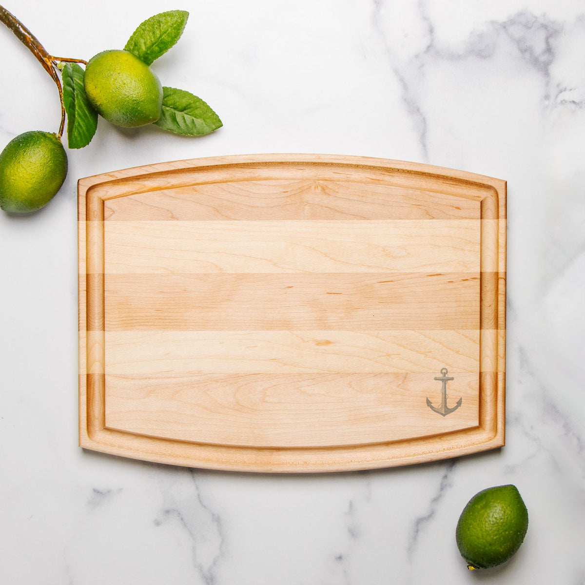 Solo Anchor - Arched Wood Cutting & Serving Board