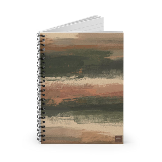 Hearth Brushstroke — Spiral Notebook