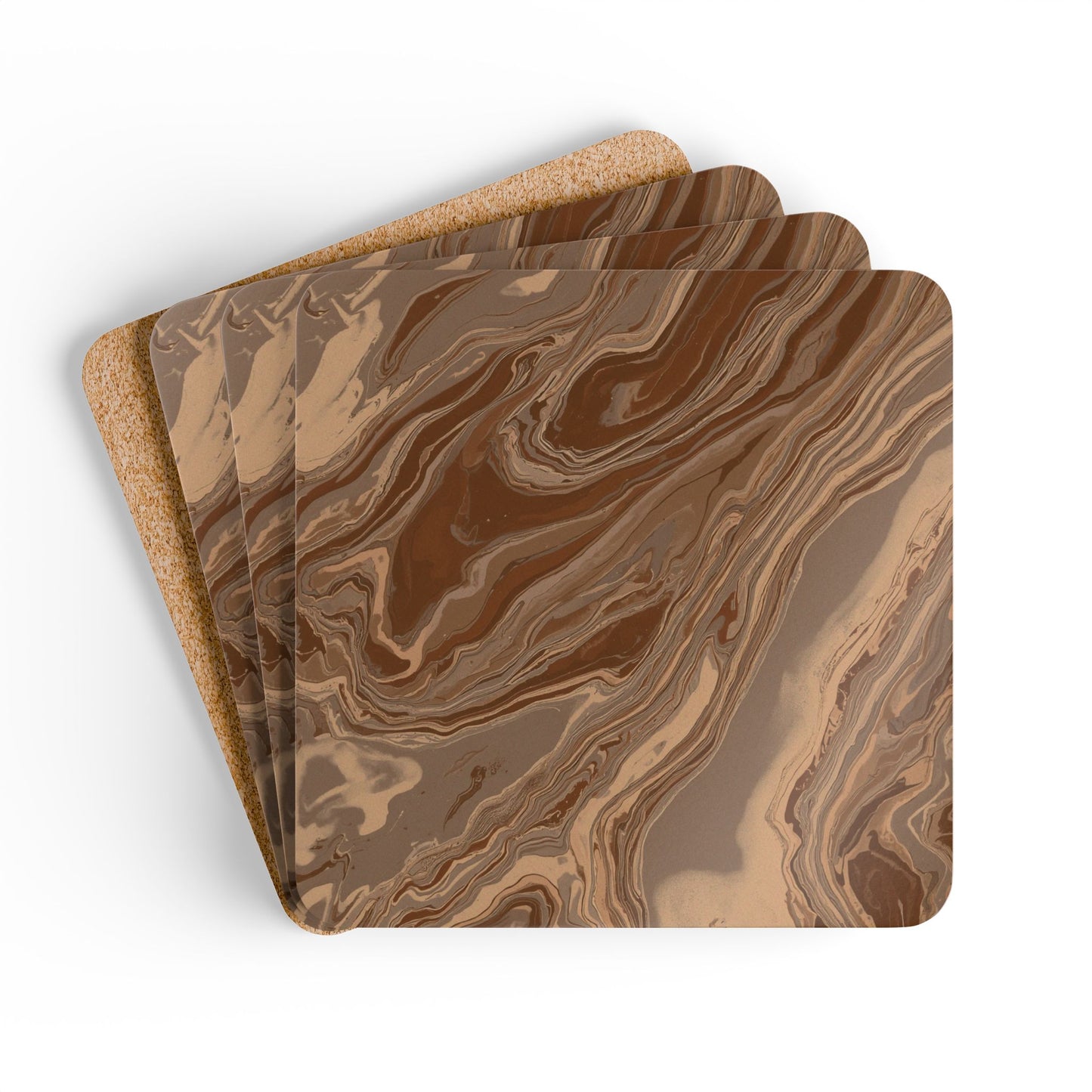 Hearth Marble — Coaster Set (Set of 4)