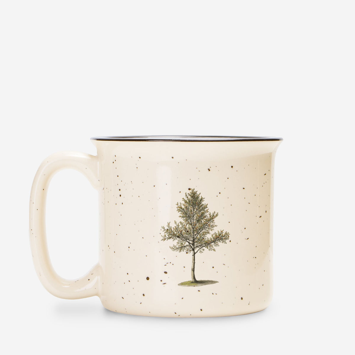 Vintage Pine Tree — Ceramic Camp Mug