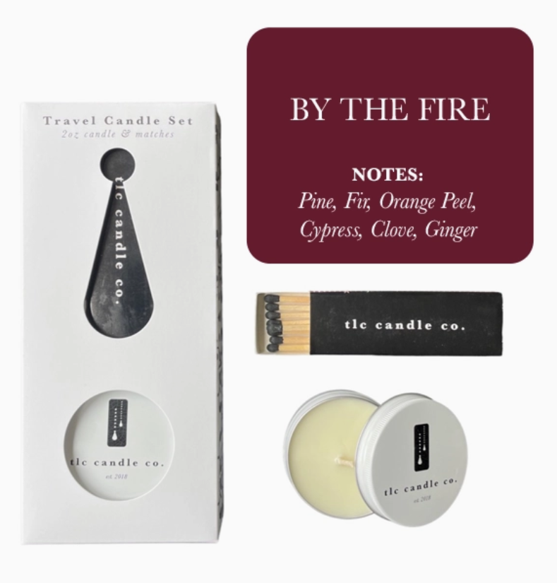 Fireside Evening Duo (By the Fire • Woodland) — Hand-Poured Soy Candle