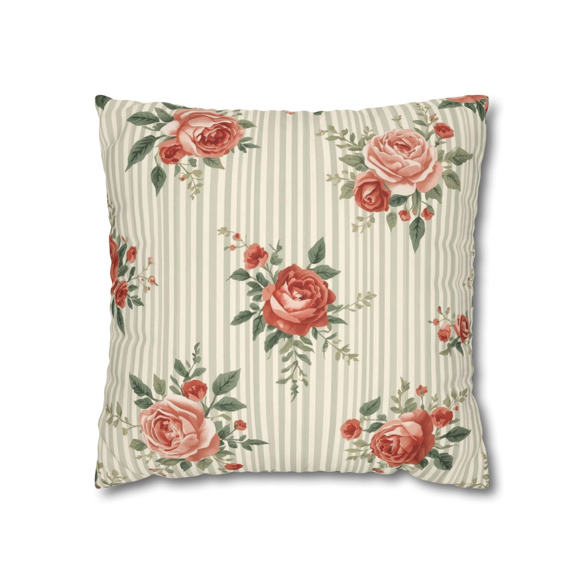 Vintage Rose — Outdoor Throw Pillow Cover