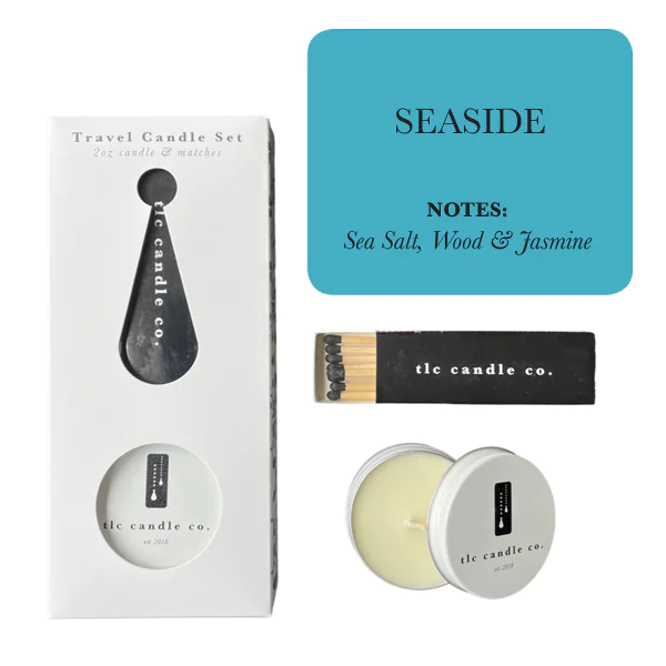 Coastal Escape Trio (Seaside • Costa Del Ahazar • Belgian Linen) — Hand-Poured Soy Candle