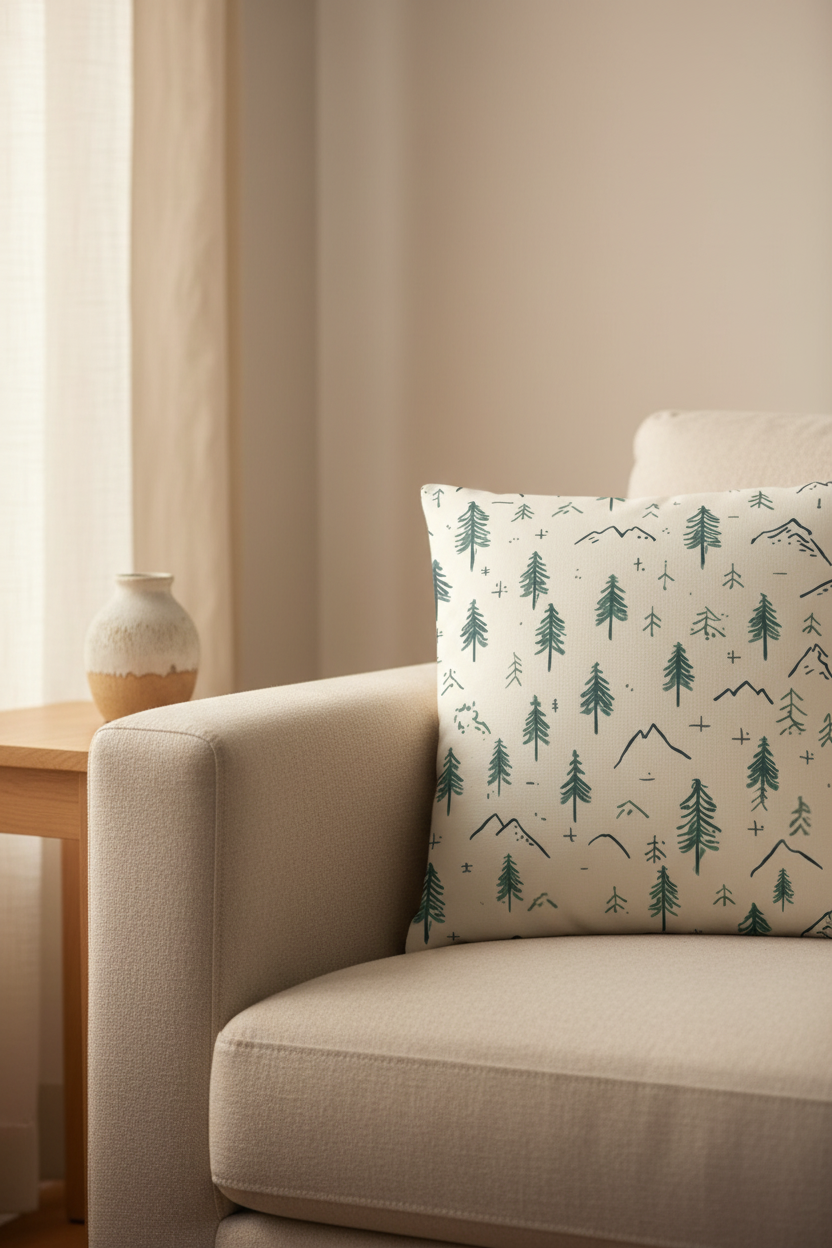 Mountain Pines Pillow — Sofa Corner
