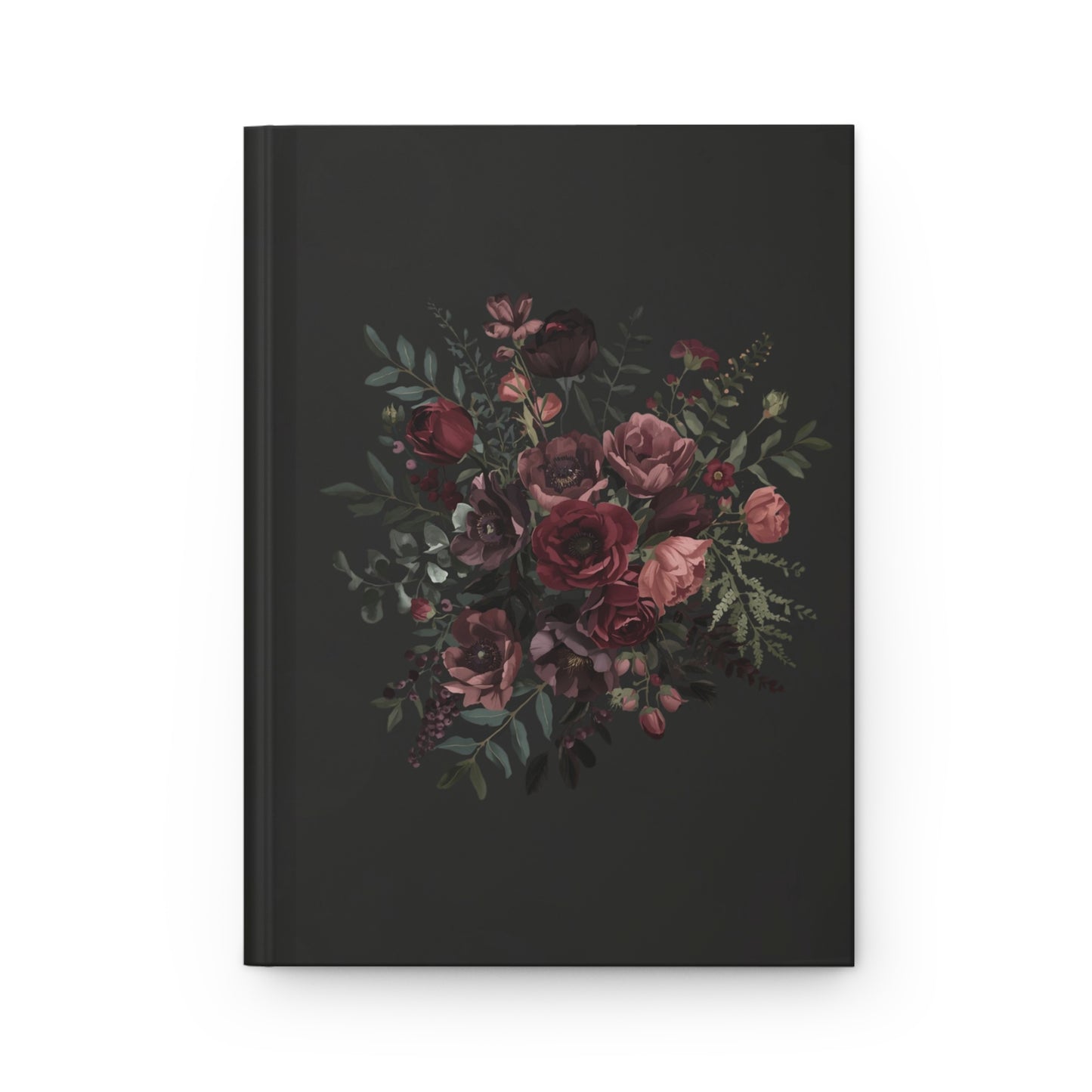 Dark Florals (Print 1) — Hardcover Journal