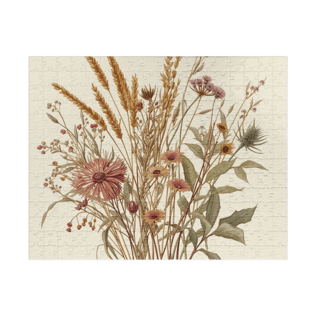 Vintage Flowers (Meadow) — Puzzle (250 or 500 Pieces)
