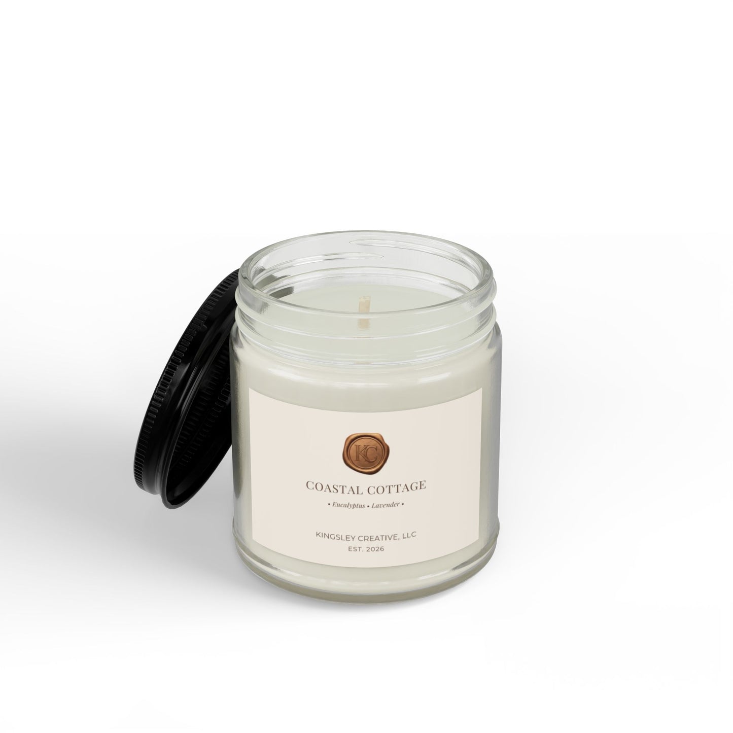 Coastal Cottage (Eucalyptus • Lavender) — Hand-Poured Soy Candle
