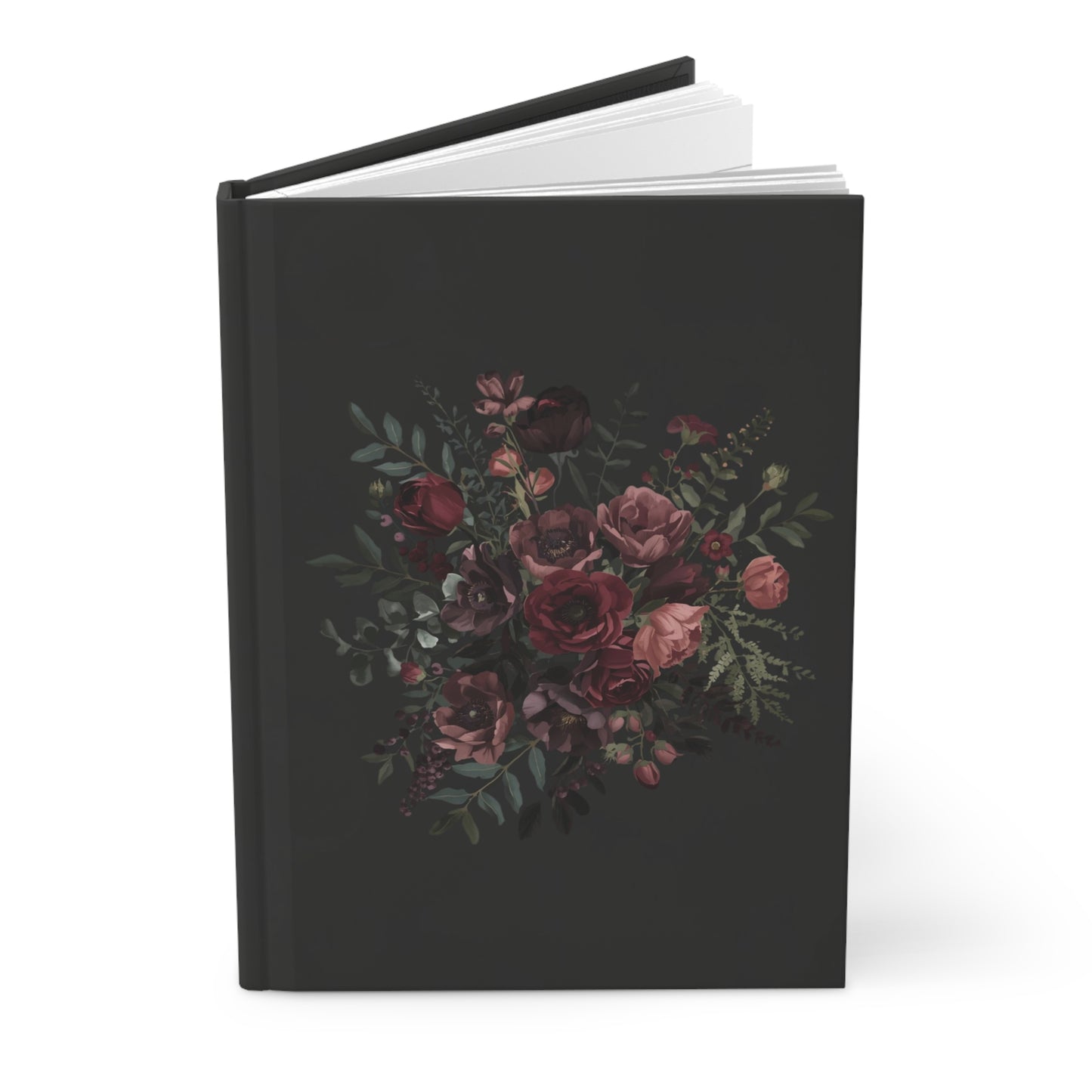 Dark Florals (Print 1) — Hardcover Journal