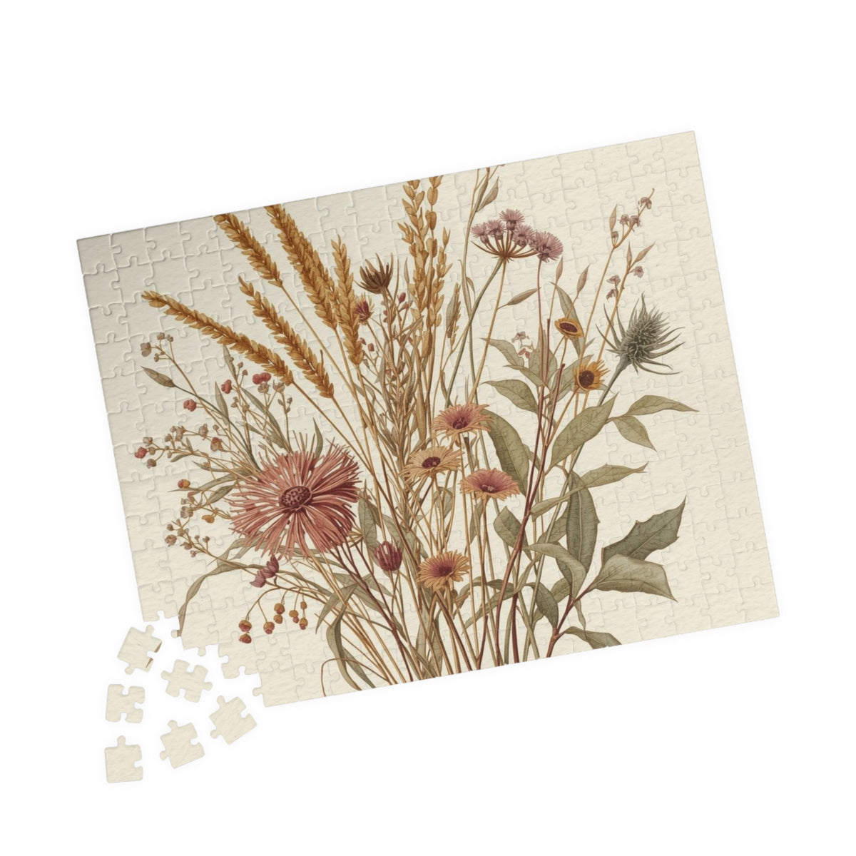 Vintage Flowers (Meadow) — Puzzle (250 or 500 Pieces)
