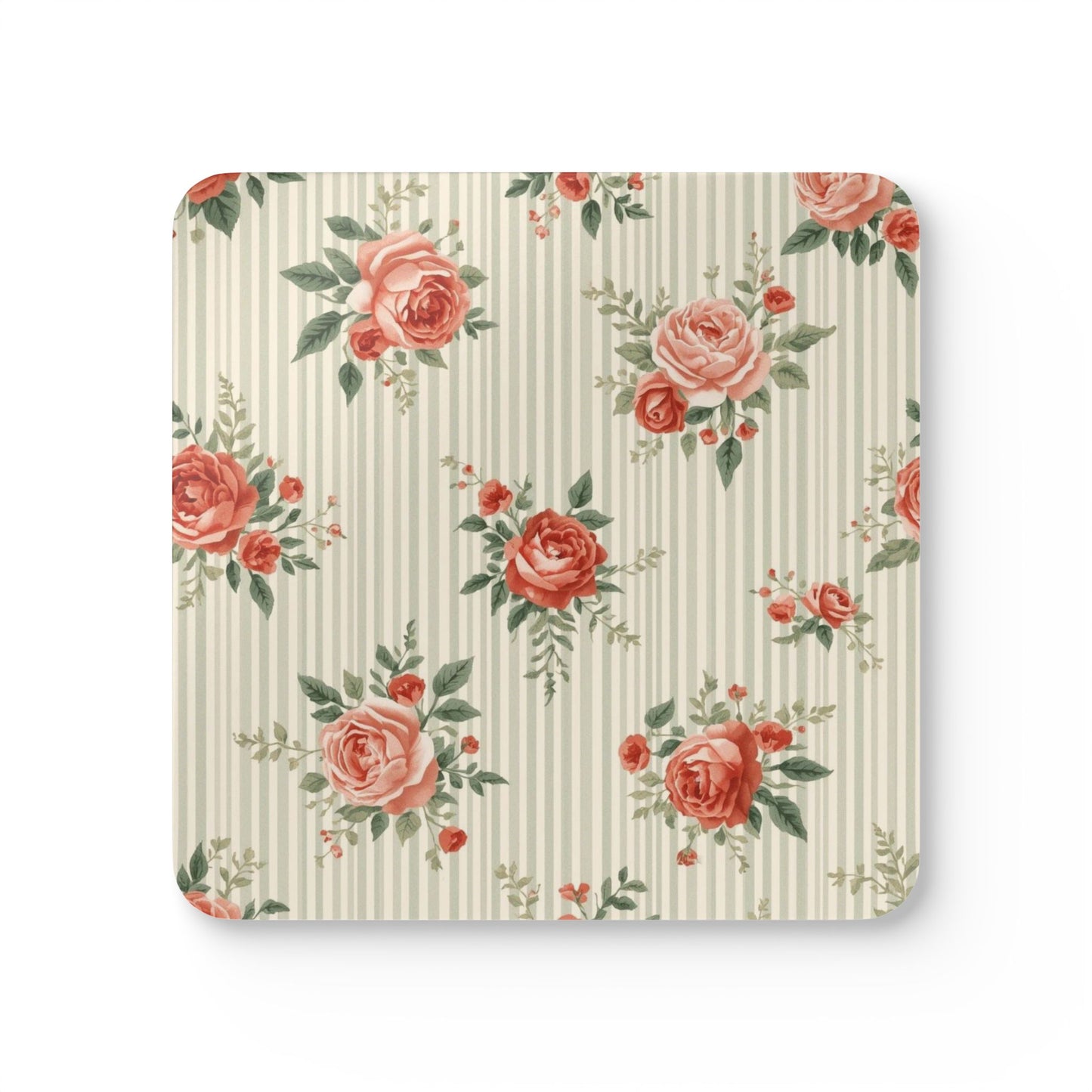 Vintage Rose — Coaster Set (Set of 4)