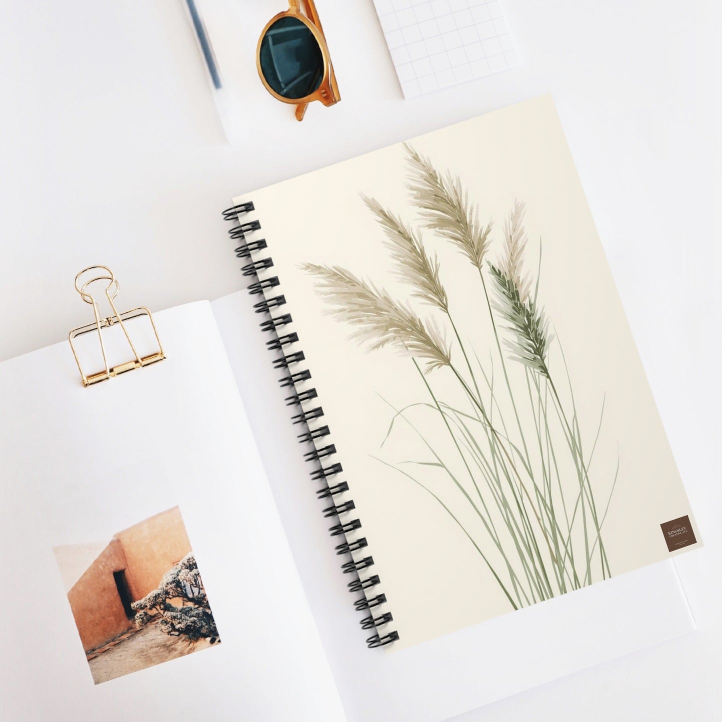 Pampas Grass — Spiral Notebook