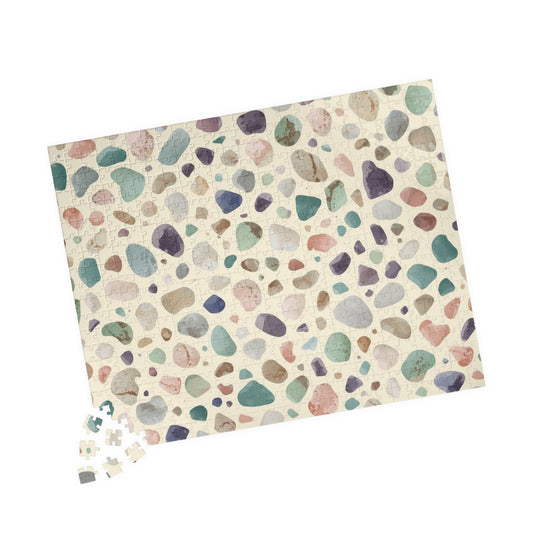Scattered Sea Pebbles — Puzzle (250 or 500 Pieces)