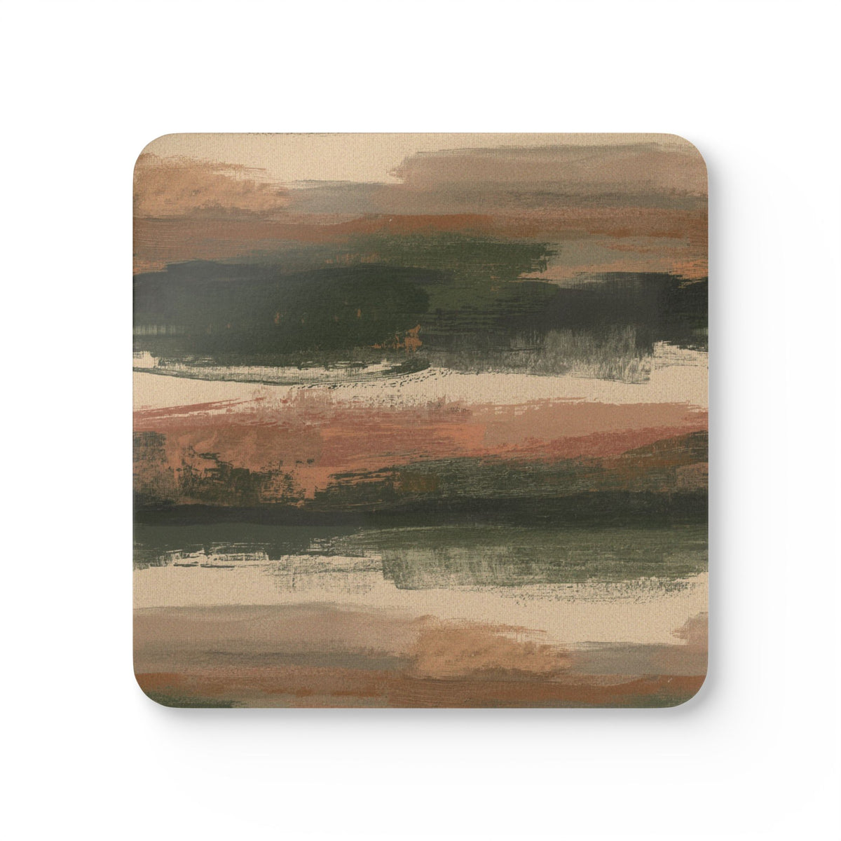 Hearth Brushstroke — Coaster Set (Set of 4)