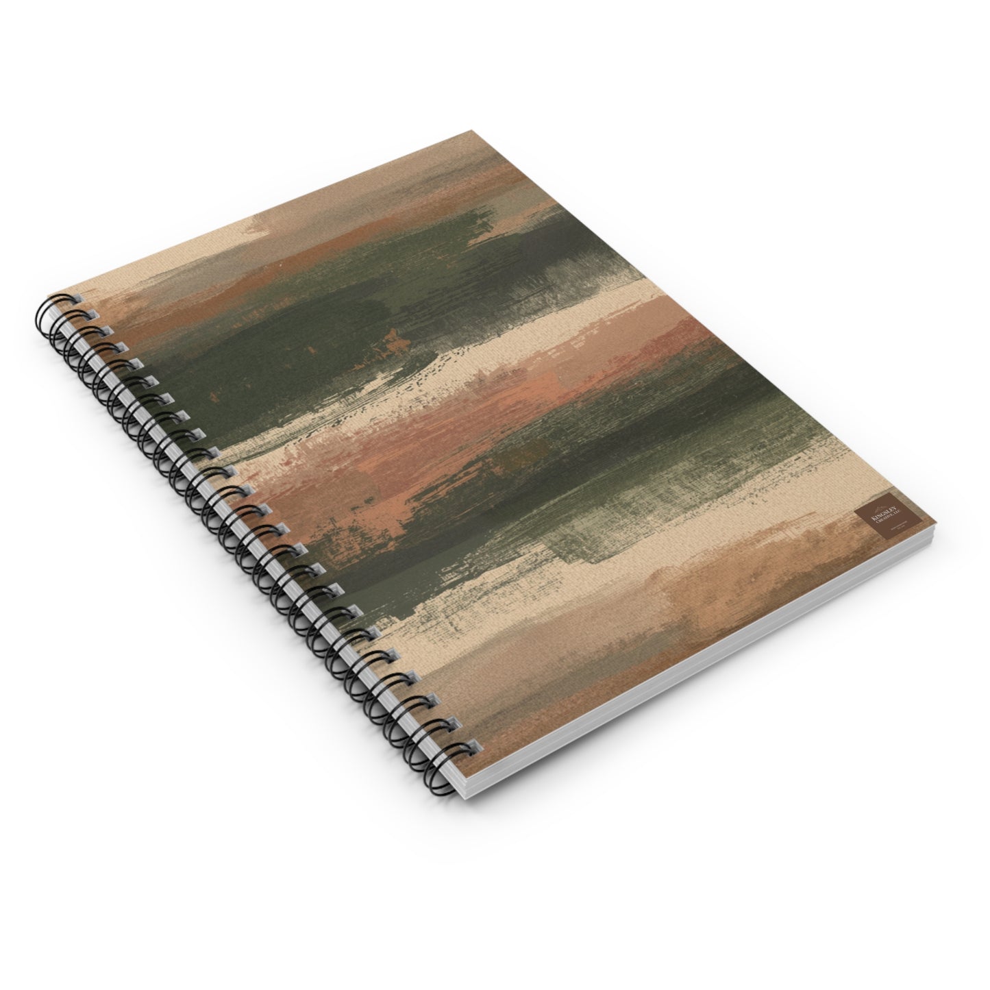 Hearth Brushstroke — Spiral Notebook