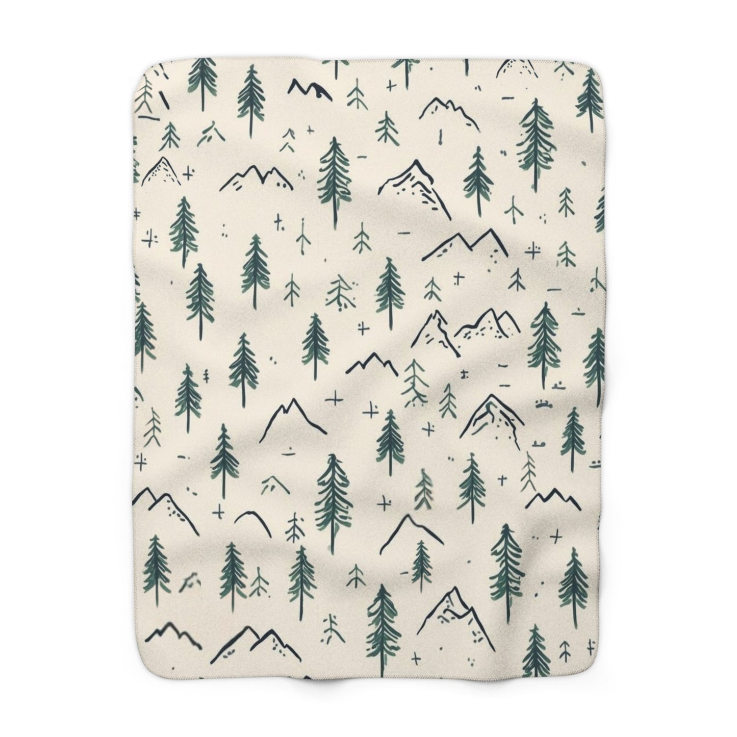 Mountain Pines — Sherpa Blanket