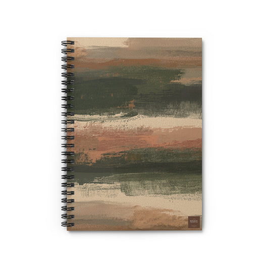 Hearth Brushstroke — Spiral Notebook