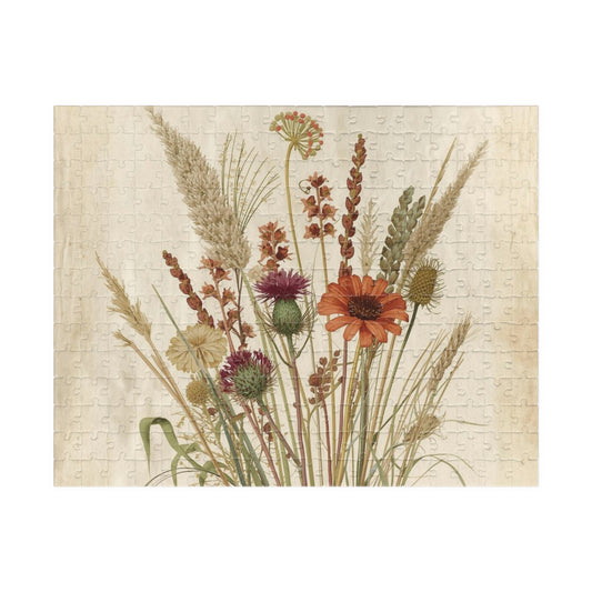 Vintage Flowers (Prairie Bloom) — Puzzle (250 or 500 Pieces)