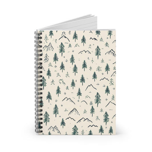 Mountain Pines — Spiral Notebook