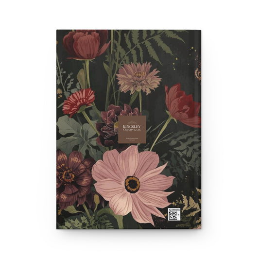 Dark Florals (Print 2) — Hardcover Journal