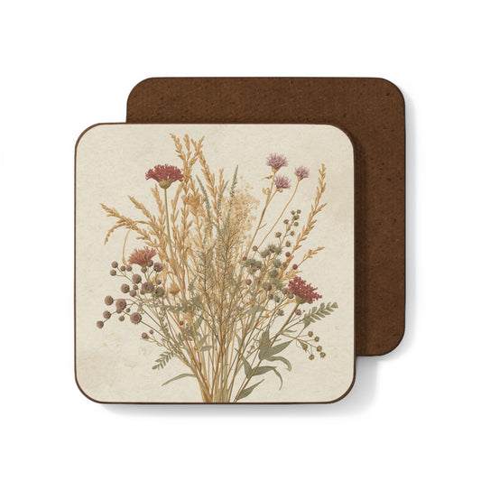 Cottage Garden Florals (Harvest Bloom) — Coaster Set (Set of 4)