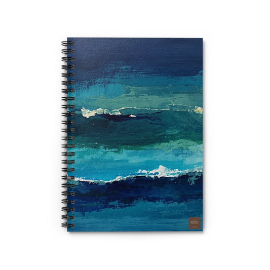 Beach Abstract — Spiral Notebook
