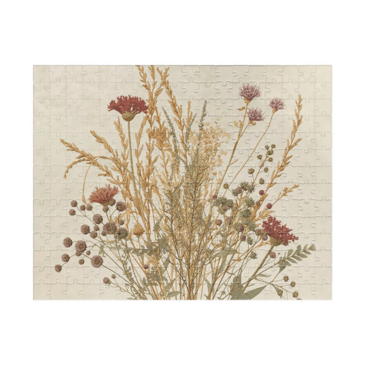Vintage Flowers (Harvest Bloom) — Puzzle (250 or 500 Pieces)