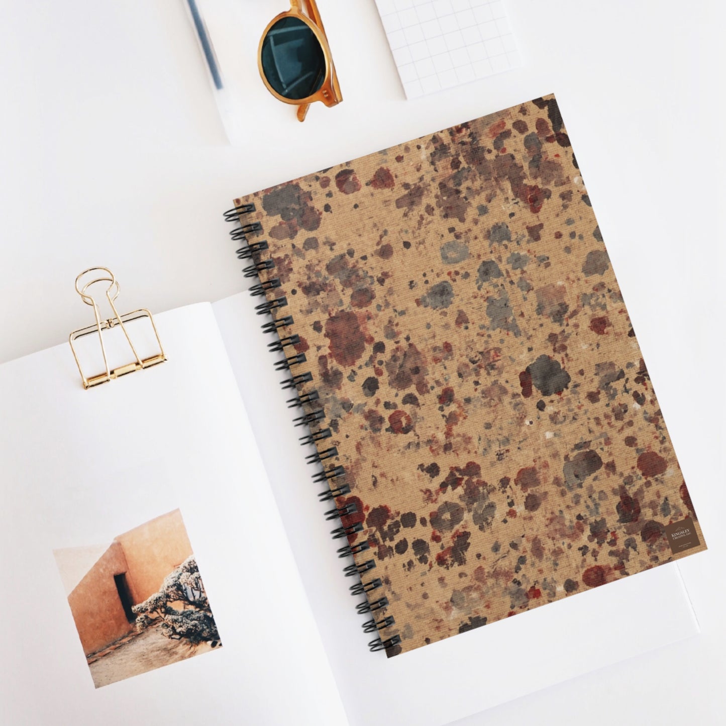 Hearth Speckle — Spiral Notebook