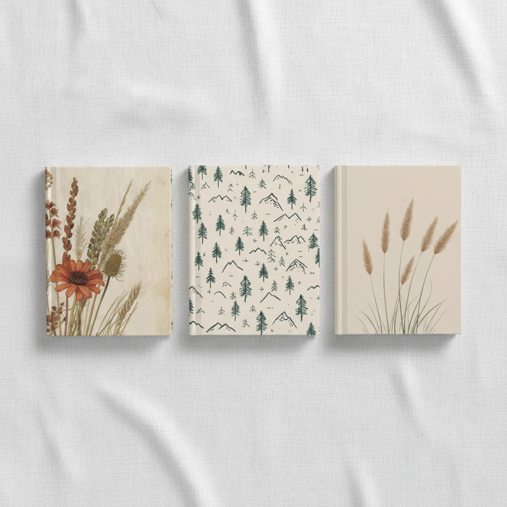 3 journals closed mockup 2