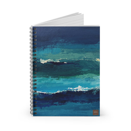 Beach Abstract — Spiral Notebook