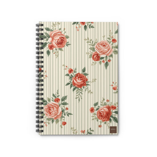 Vintage Rose —Spiral Notebook
