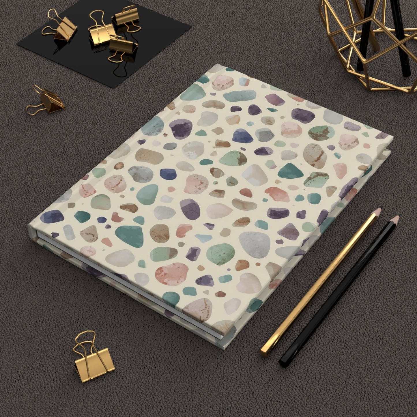 Coastal (Beach Pebbles) — Hardcover Journal
