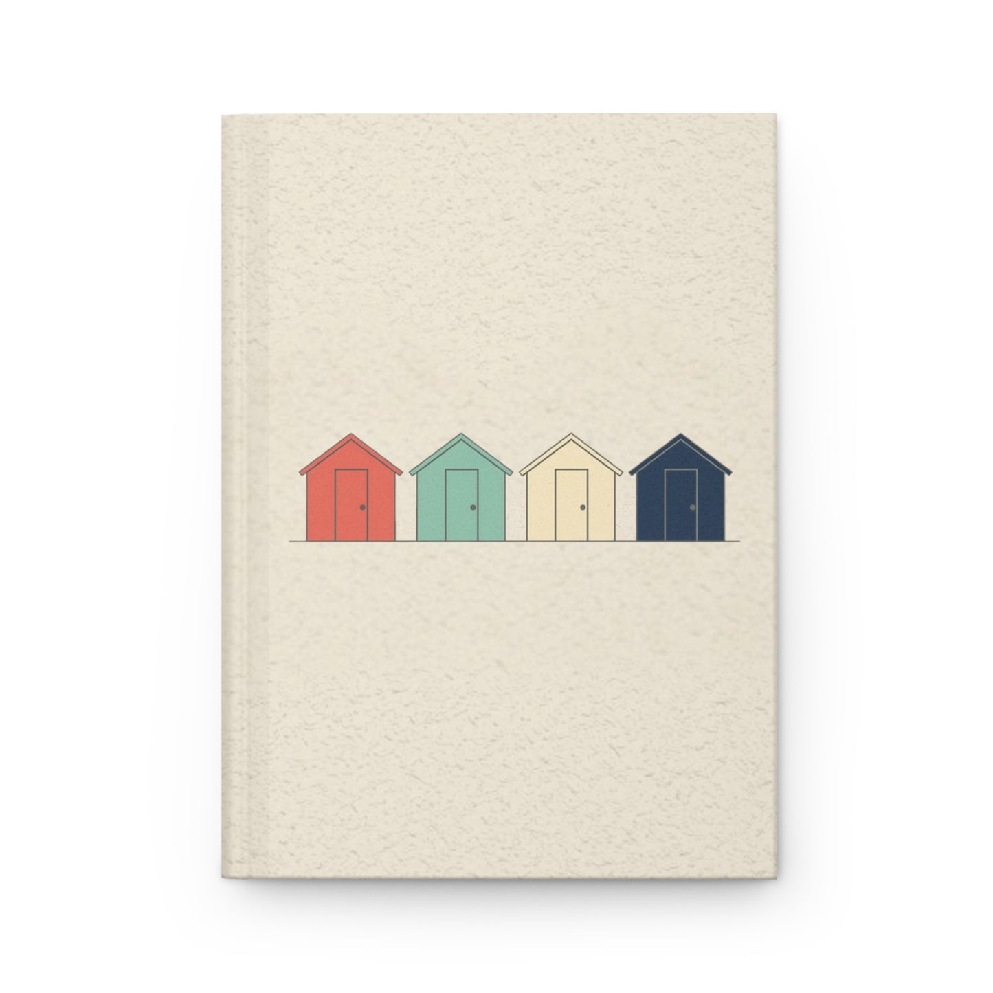Coastal (Beach Huts) — Hardcover Journal