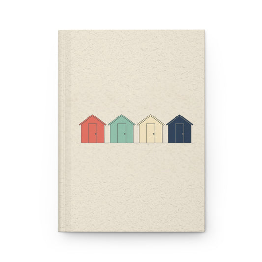 Coastal (Beach Huts) — Hardcover Journal