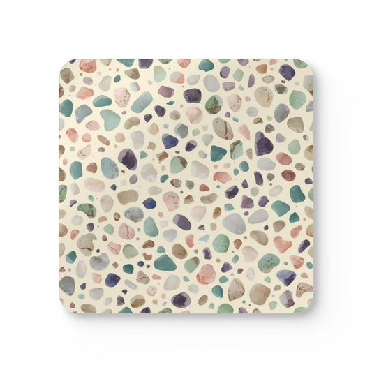 Coastal Beach Pebbles — Coaster Set (Set of 4)