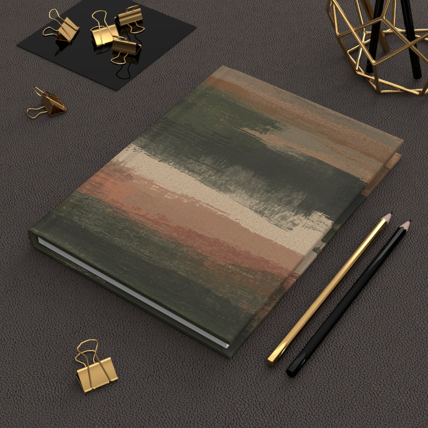 Hearth Brushstroke — Hardcover Journal