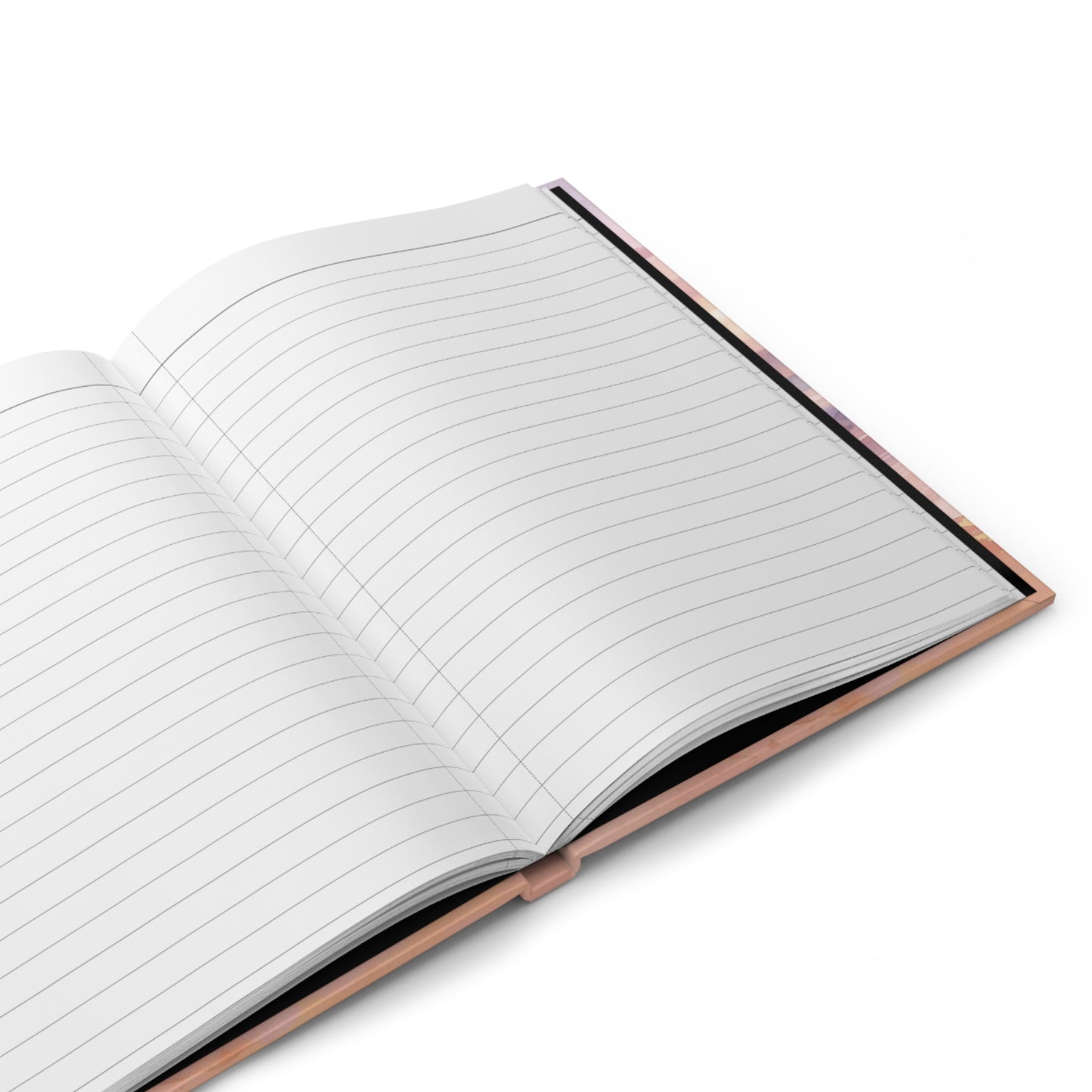 Coastal Waves (Sunrise Pastels) — Hardcover Journal