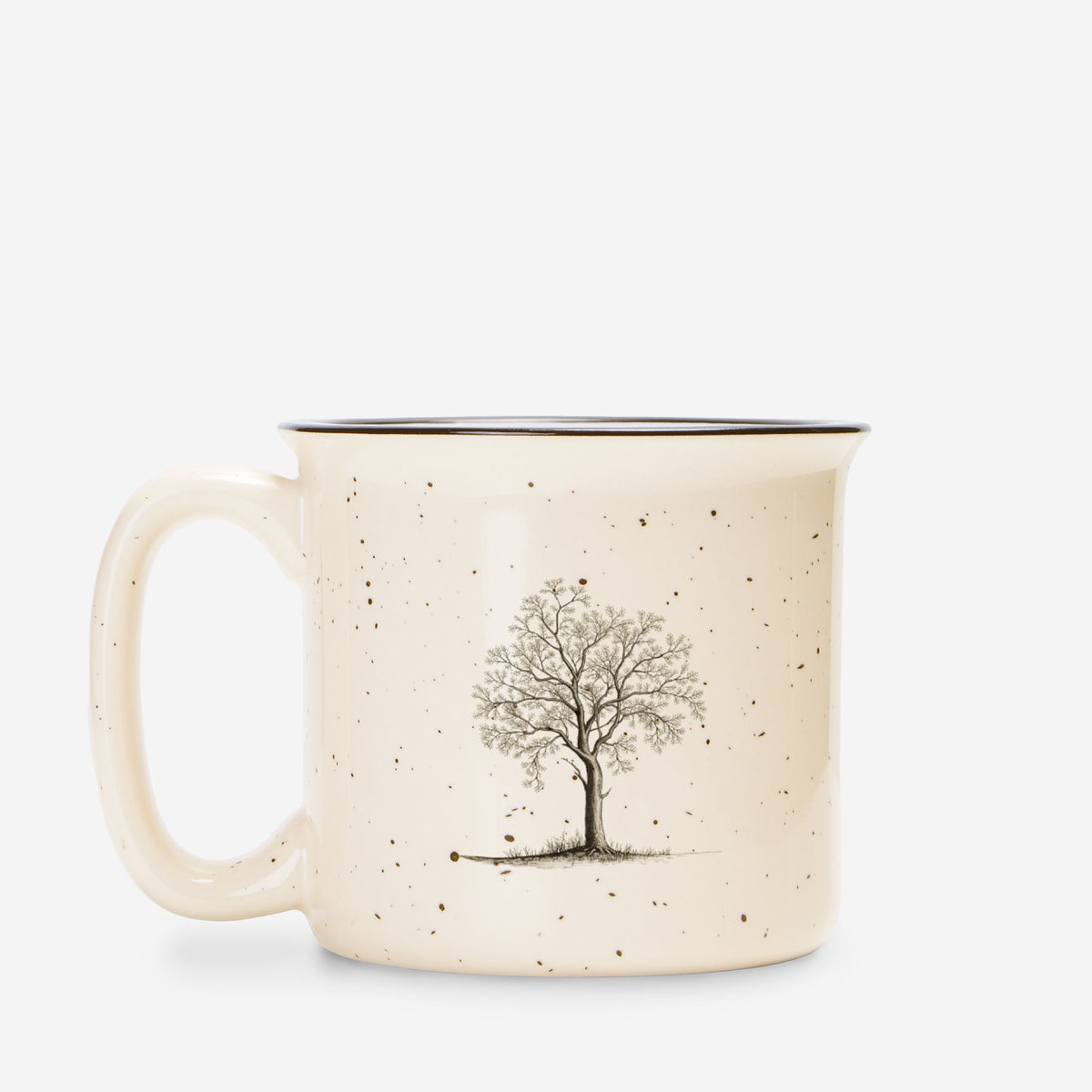 Vintage Oak Tree — Ceramic Camp Mug