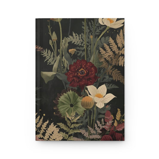 Dark Florals (Print 2) — Hardcover Journal