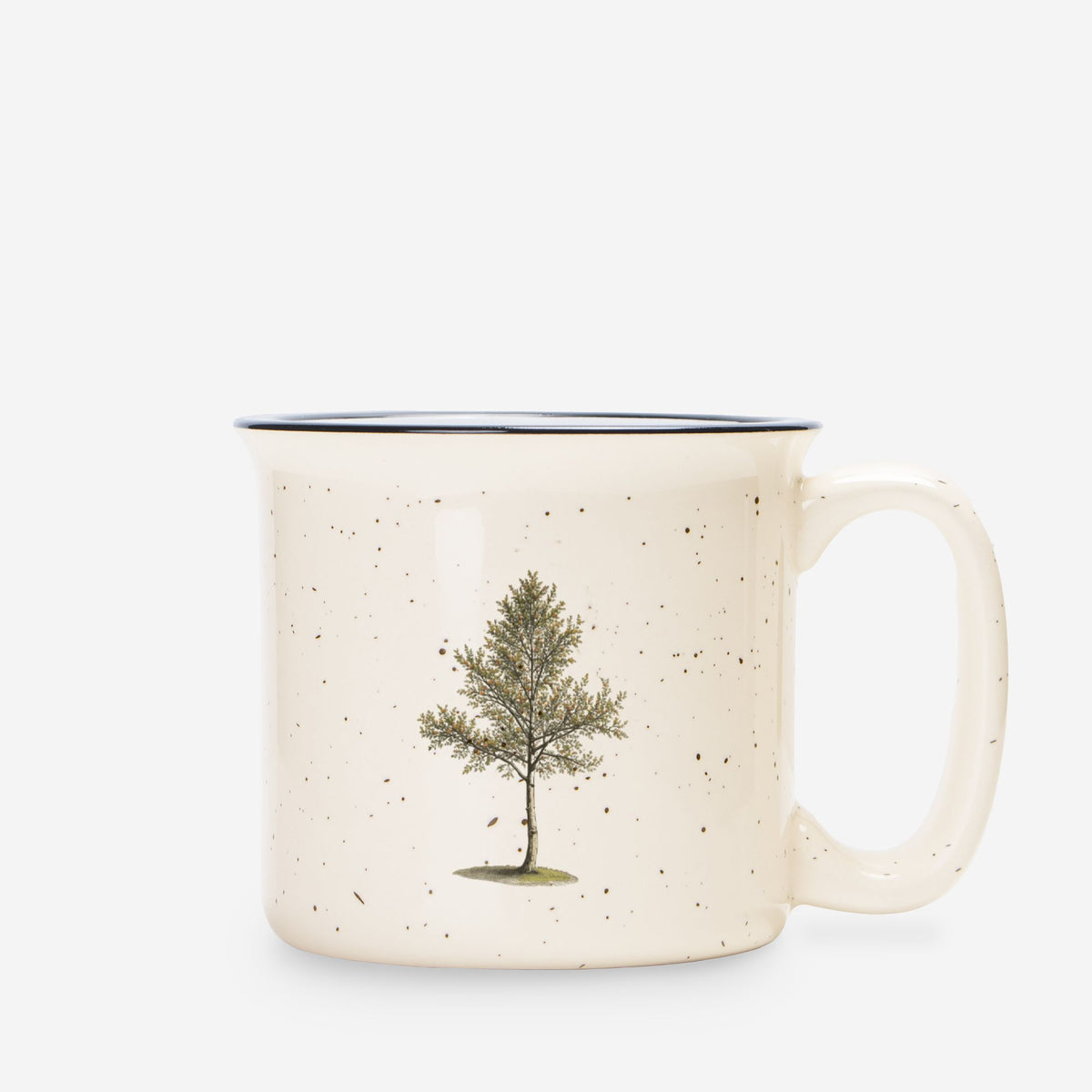 Vintage Pine Tree — Ceramic Camp Mug