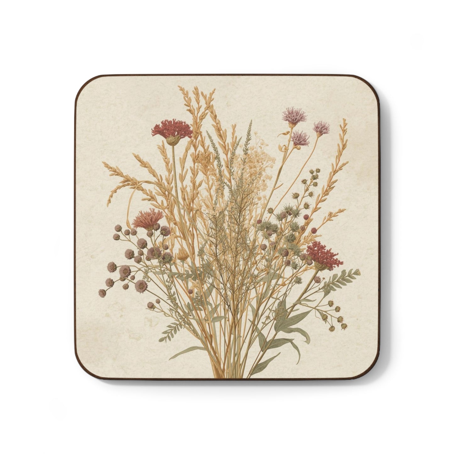 Cottage Garden Florals (Harvest Bloom) — Coaster Set (Set of 4)