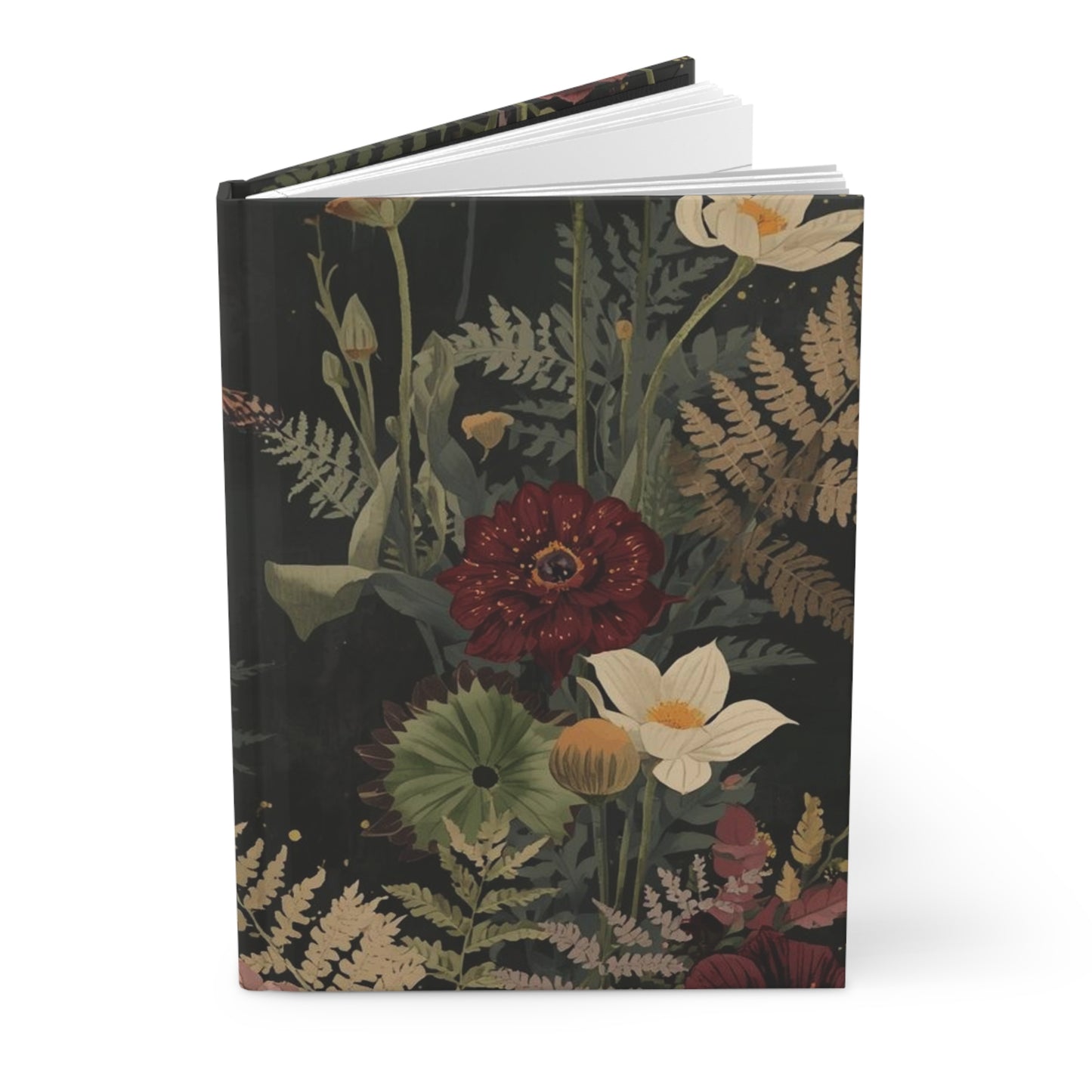 Dark Florals (Print 2) — Hardcover Journal