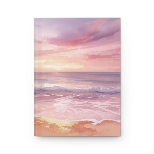 Coastal Waves (Sunrise Pastels) — Hardcover Journal
