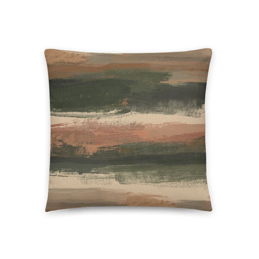 Hearth Brushstroke — Throw Pillow Cover